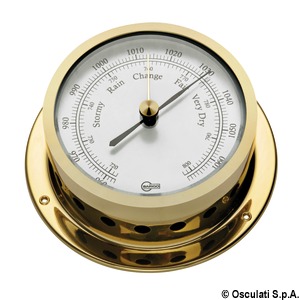 Barigo Star barometer golden brass